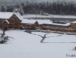 Early Snow Falls Continue in Banff, Canada