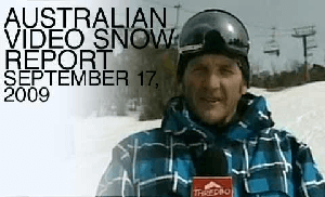 Australian Snow Report - September 17, 2009