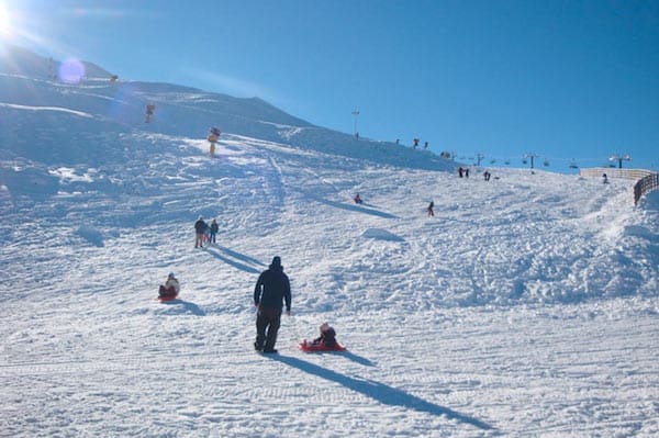 Enjoying Coronet Peak's good pre-season snow. Image - NZski.com