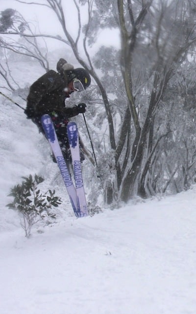 Hotham grommet Louis Muhlin loves a jib