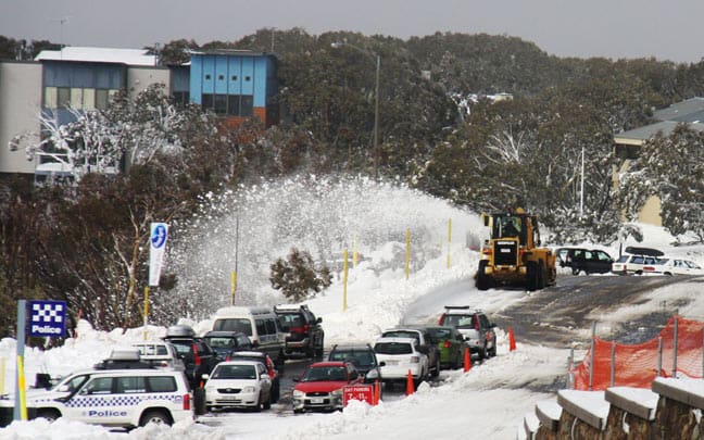 Snow clearer spray