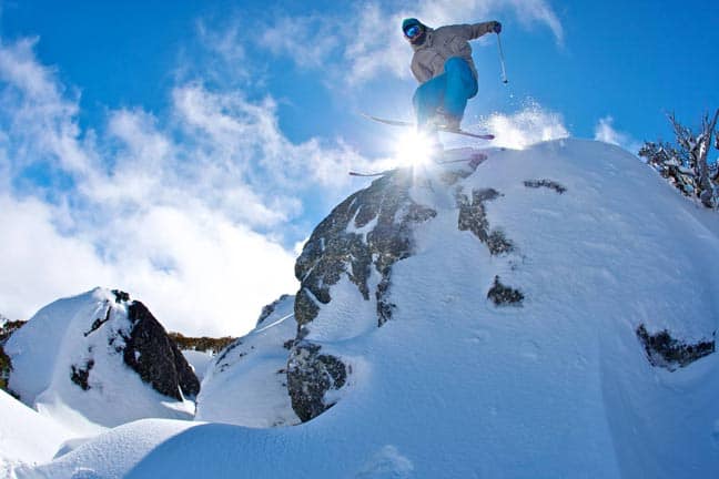 Jono Lipzker: the sun shines out of his ski boots
