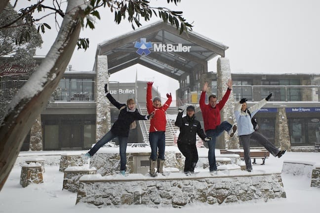 Buller staff on their winter commute. Image:: Harro