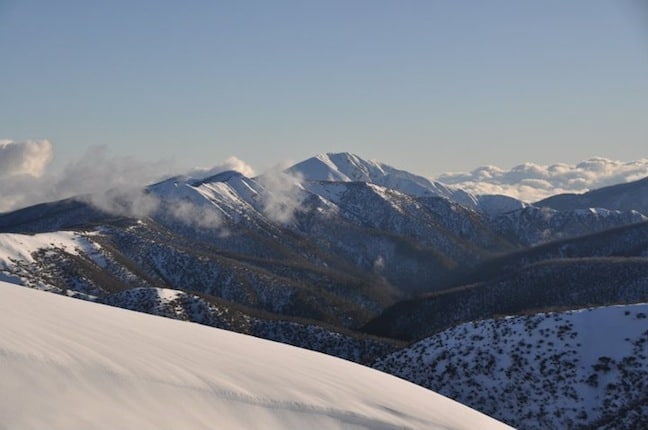 Bluebird pow day at Mt Hotham Image::Courtesy of Mt Hotham