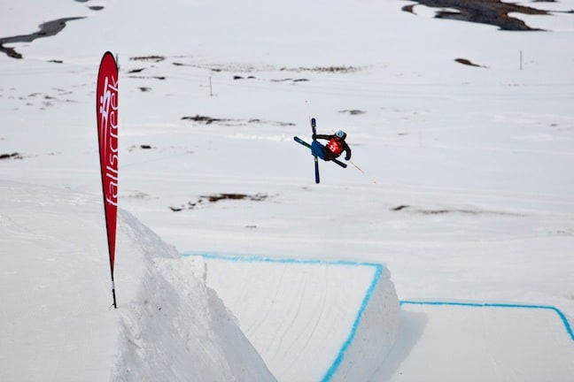 Watkin winning the Falls Creek Big Air last week Image::Courtesy of Falls Cree