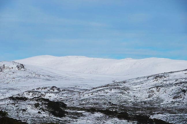 Snow on the Main Range. Image:: Perisher