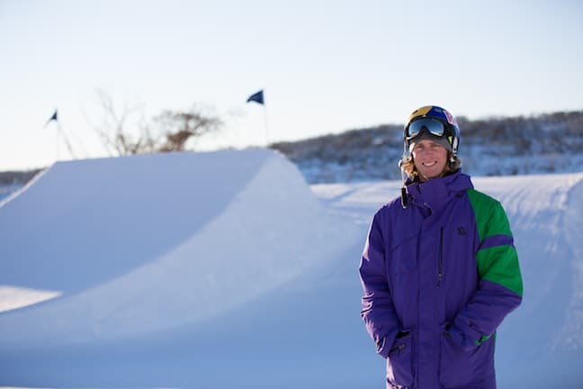 Russ is able to use his valuable experience to give the park builders feedback on all new features Image:: Andy Lloyd/Perisher
