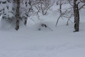 Michiko Aoki loves skiing powder and knows where to find it, making her the perfect guide for Central Hokkaido. Photo: Reggae Elliss