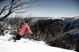13 August, 2010 - Blue skies on Black Friday at Hotham