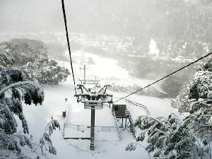 THREDBO - Storm Reflection, 50cm of Snow