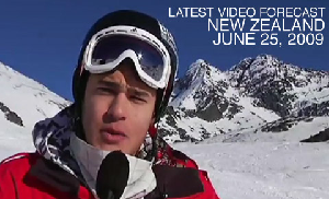 NZ Video Snow Report - June 25, 2009