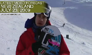New Zealand Video Snow Report - July 23, 2009