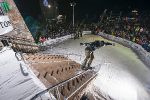 Jye Kearney Wins the 12th Annual Burton Cattleman's Rail Jam - CRJ12