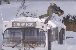 Chance To Jib A Bus, in Two Feet of Powder - Video