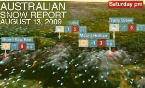 Australian Video Snow Report - August 13, 2009
