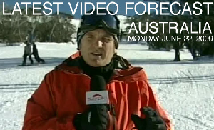 Latest Video Forecast - Monday June 22, 2009