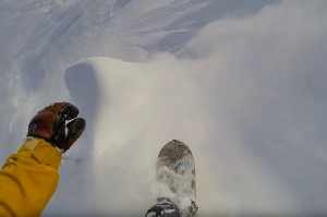 Watch Ralph Backstrom Shred the Steepest AK Line You've Ever Seen, On a Splitboard - Video