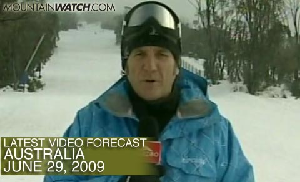 Australian Video Snow Report - Monday June 29, 2009