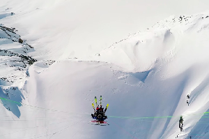 Fly Up, Jump Out, Shred Pow, No Helicopter Required - Video