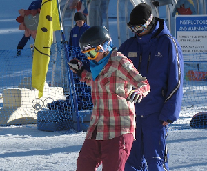 Learning to Snowboard with Joe on New Year's Day
