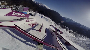 SOCHI 2014 – Sochi Slopestyle Course POV Footage