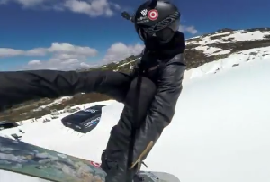 VIDEO – Shaun 'Flippin' White learns a new trick