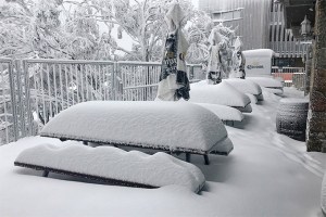 Looking a little chilly for Al Fresco dining in Buller. Photo: Buller
