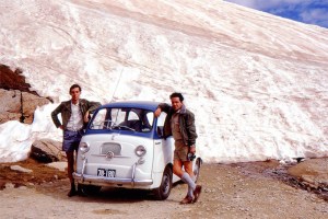 Snow near the summit of Mt Kosciuszko in January 1969. Image:: Bruce Thomas/Flickr