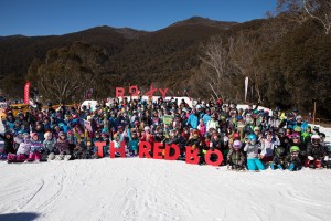 Torah's min-shred attracted a heap pf grommets. Photo: Thredbo