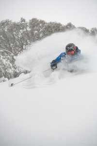 Coen Bennie-Faull hooking into Buller's powder on his Atris on the weekend. Photo: Tony Harrington