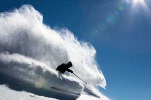 Thomas Waddell kicking up some cold smoke at Thredbo. One of our favourite images from earlier on in the season, taken during the first week of July. Image:: Aedan O’Donnell/Thredbo Resort