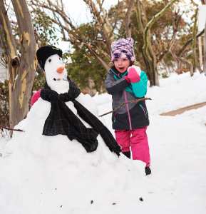 Magic moments in the snow. Photo: Buller