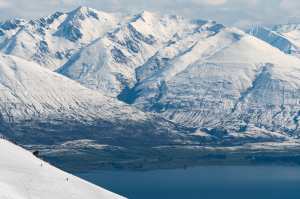 Not too far away at The Remarkables and the Southern Alps were also basking in bluebird glory today. Photo:: The Remarkables