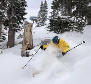 Sunday morning freshies at Loveland. Photo: Casey Day