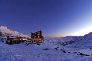 Sunset at Valle Nevado