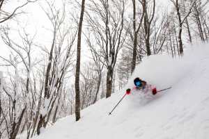 Evelina Nilsson finding some awesome hakuba power last week and there is more to come. Photo: Zoya Lynch