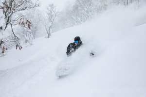 The past week has been sensational In Niseko with 121cms in seven days. Good news is there is more snow on the way. Photo: Matt Wiseman/ Niseko Photography and Guiding