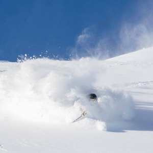 Henry Holdsworth getting very deep at Alpine Meadows on Feb 11. The Sierra's have been going off and another one to two metres is on the way. Photo: Ben Arnst/SquawValley Alpine Meadows