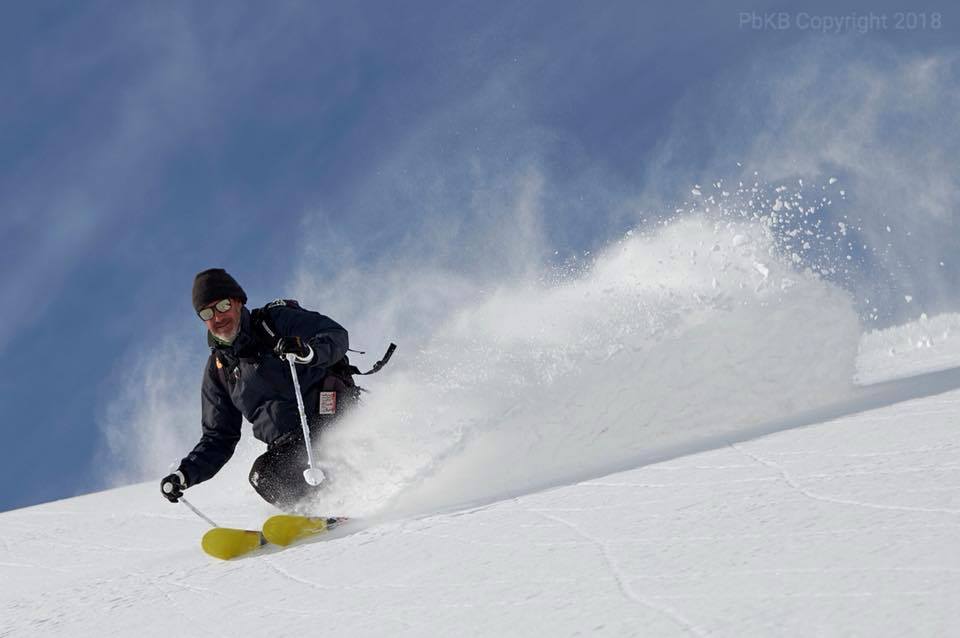 Steve Lee in the Hakuba backcountry, Spring 2018 | Mountainwatch