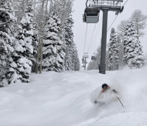 Telluride on March 3 and there's more snow on the way. What a winter in the US. Photo: Telluride resort