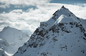 The venue in Verbier is a fitting location for the final event of the Freeride Would Tour. Photo: Daher/FWT