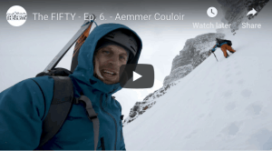 The Fifty - Cody Townsend's Quest to Ski The Fifty Classic Descents Of North America. Episode 6, Aemmer Couloir, Mount Temple, Banff