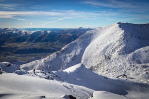 Early season conditions in The Remarkable's Shadow Basin, but still some fun t be had. Photo: The Remarkables