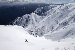 Virgil, dropping into a nice line on the Western faces. 