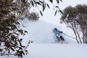 Cody Townsend's visit in August coincided with the best storm of the year. Photo: Matt Wiseman/Le Bent