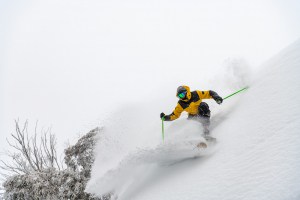 Mitch Reeves, just another August powder day. Photo: Tony Harrington