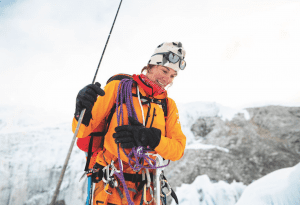 Hilaree Nelson, really put Furturelight to the test when she and Jim Morrison climbed and and made the first ski descent from the 27,940 foot summit of Lhotse in the Himalayas.