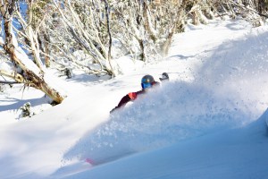 Torah Bright, bluebird day after the first storm of the season in mid-July.