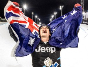 Scotty James, happy as Larry after his second consecutive X Games win in 2020. He's chase a fourth win this weekend on Aspen The boy's on fire. Photo: X Games/ESPN