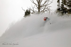Sam Schwartz enjoying the powder in Jackson on March 10. Photo: Chris Figenshau